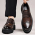 Mens Derby Shoes Height Increase Formal Dress Footwear Casual Leather Oxford Shoes